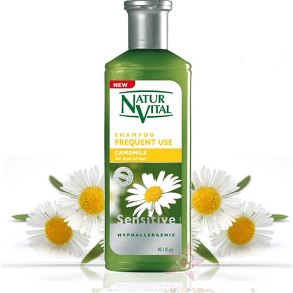 Natur Vital Sensitive Shampoo Camomile 400ml | Netegir.com