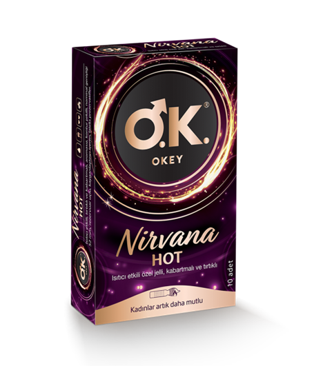 Okey Nirvana Hot 10'Lu Prezervatif